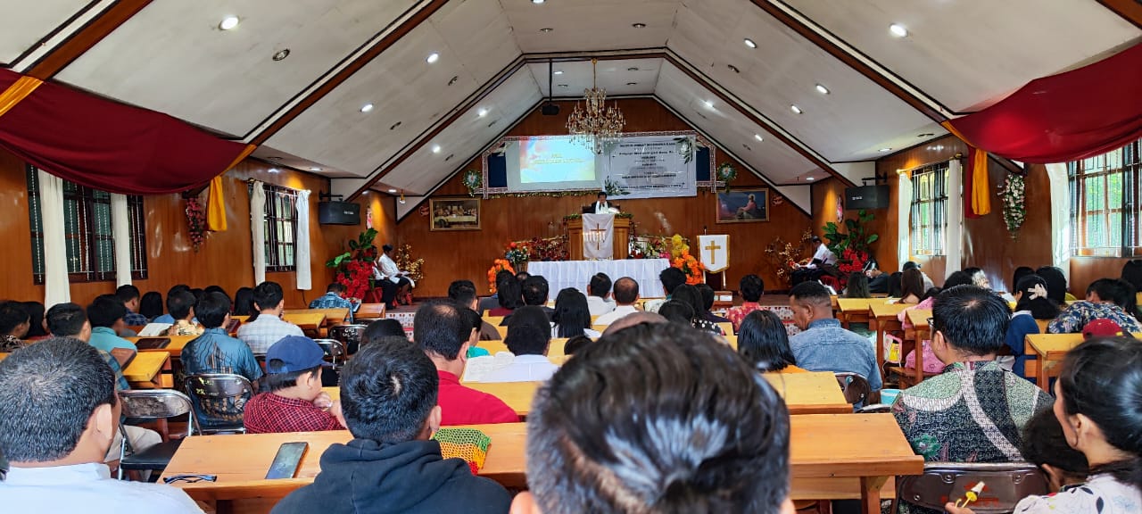  Tanah Papua Kebangkitan Yesus Kristus Membawa Damai, Perayaan Paskah di Kota Ilaga Berlangsung Hikmat