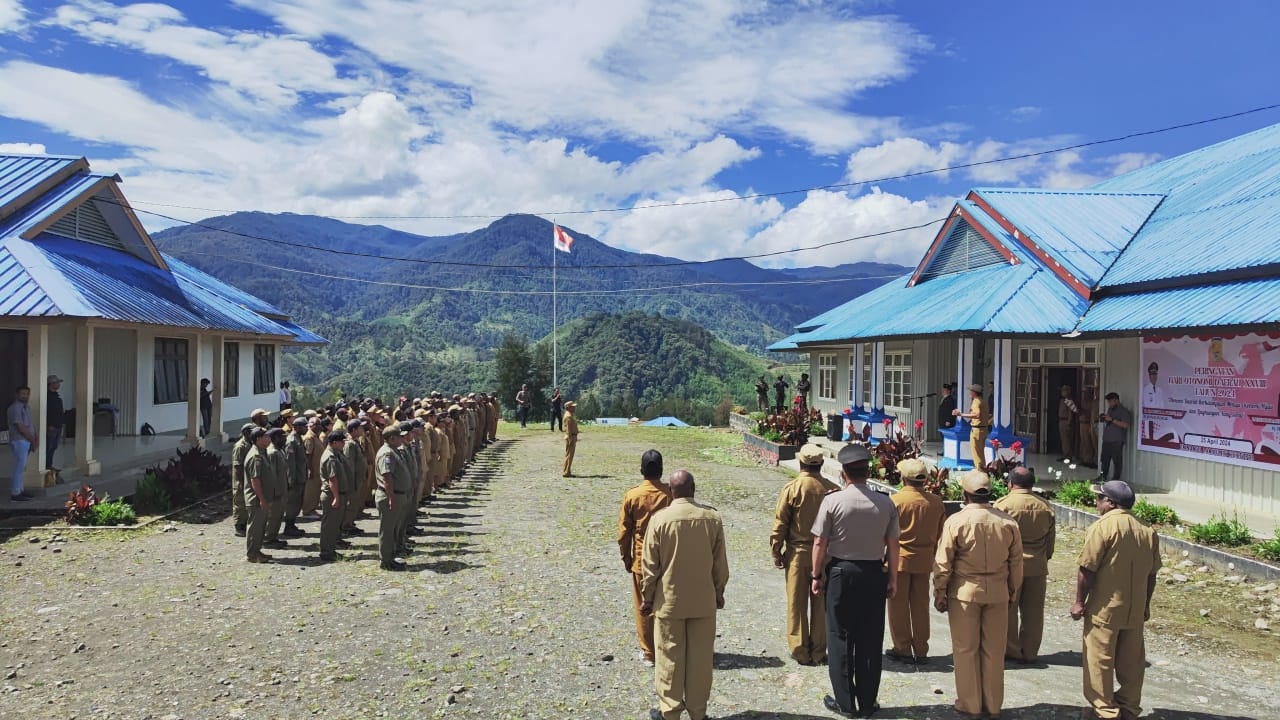 Peringatan 28 Tahun Otonomi Daerah di Ilaga, Puncak Papua Tengah