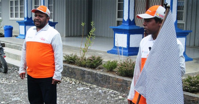 BPS PUNCAK ADAKAN JALAN SEHAT