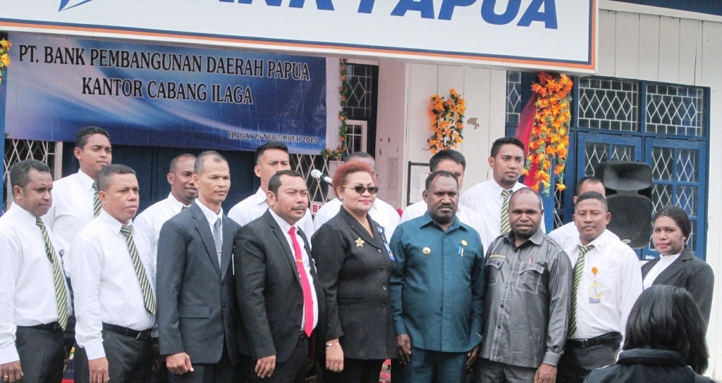 BANK BPD PAPUA KCP ILAGA RESMI DITINGKATKAN STATUSNYA MENJADI KCU ILAGA