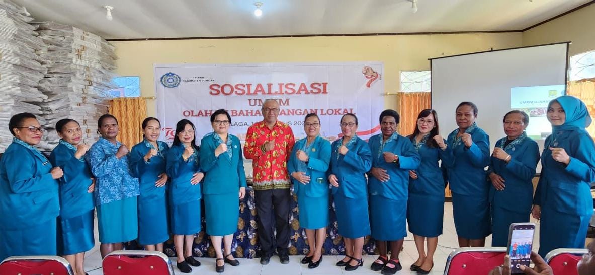 Memperingati HUT RI KE-79 PKK Kab. Puncak Mengadakan Sosialisasi