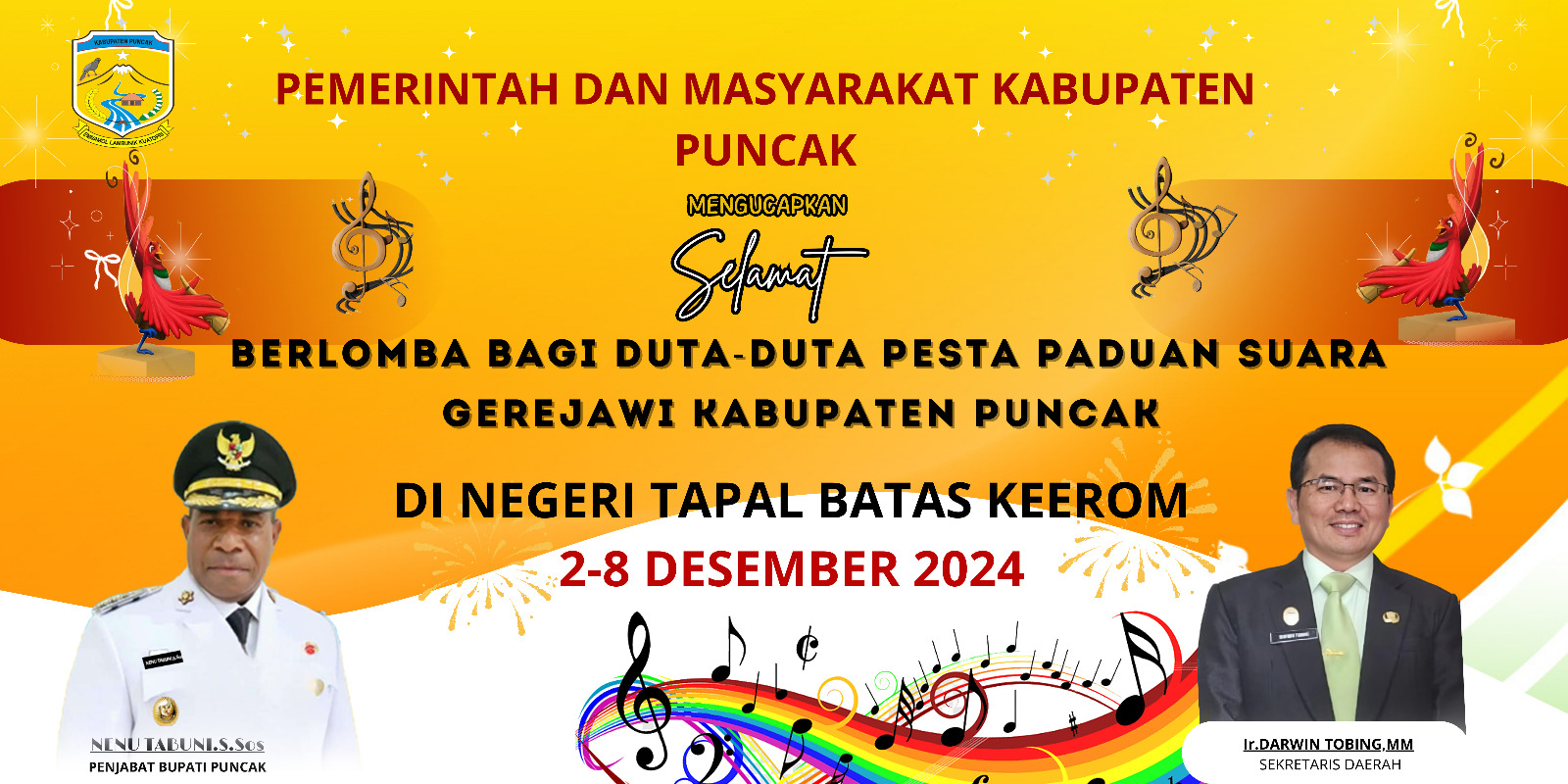 SELAMAT BERLOMBA UNTUK DUTA-DUTA PESPARAWI KAB. PUNCAK