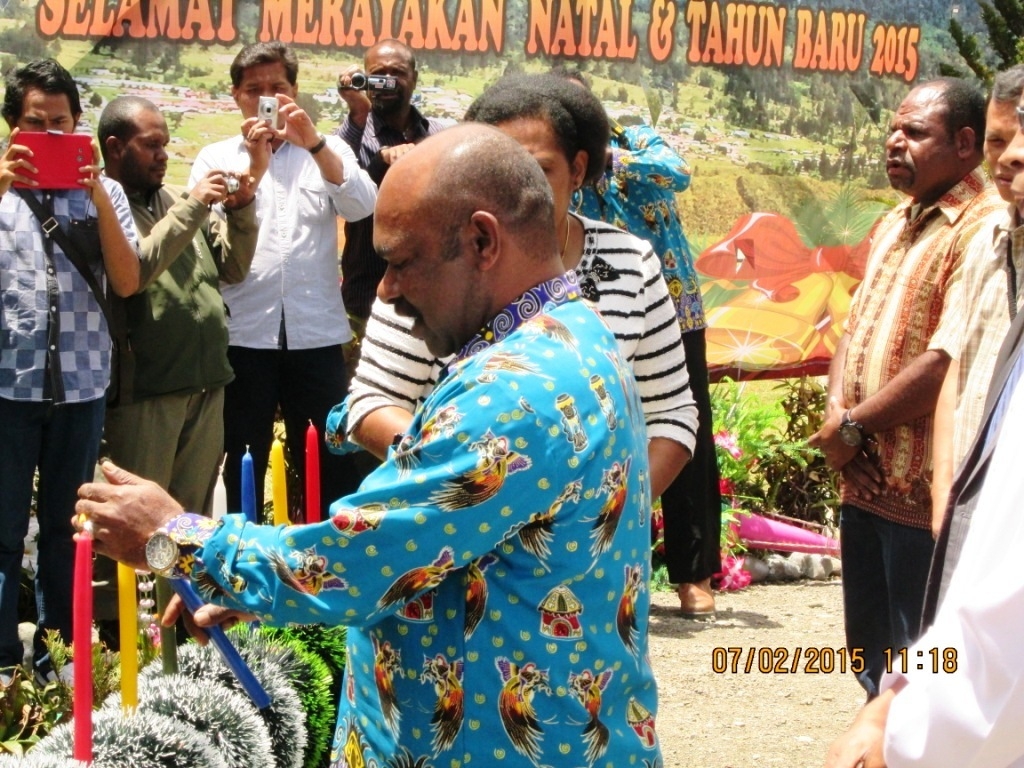 PERAYAAN NATAL BERSAMA KABUPATEN PUNCAK 2015
