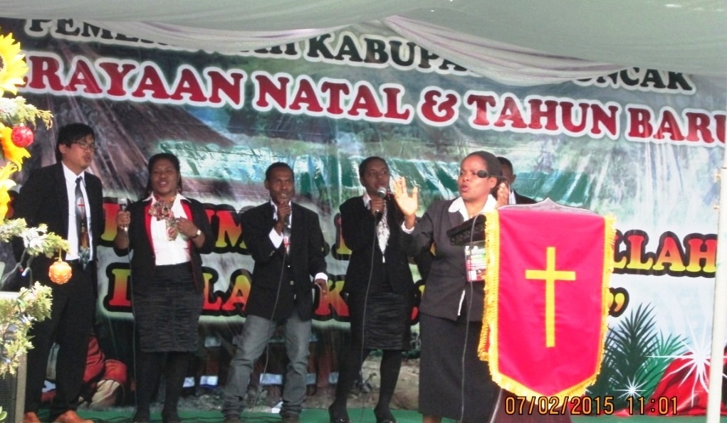 PERAYAAN NATAL BERSAMA KABUPATEN PUNCAK 2015