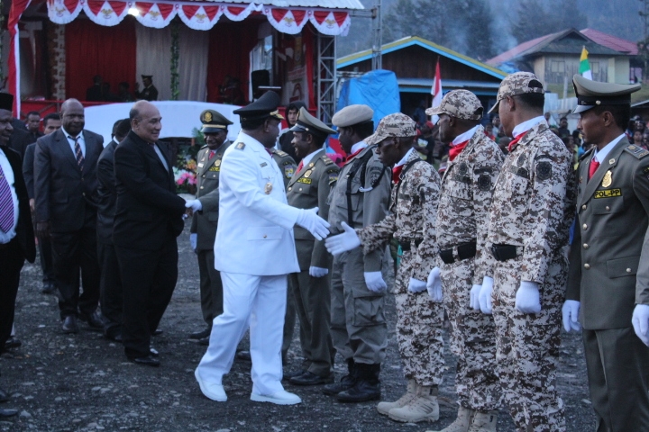 GALERA FOTO HUT 17 AGUSTUS 2017 DI LAPANGAN TRIKORA ILAGA KABUPATEN PUNCAK,