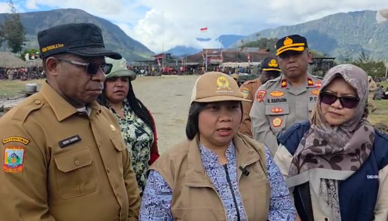 Komnasham RI Tiba Di Puncak, Dengar Langsung Keluhan Para Pengungsi