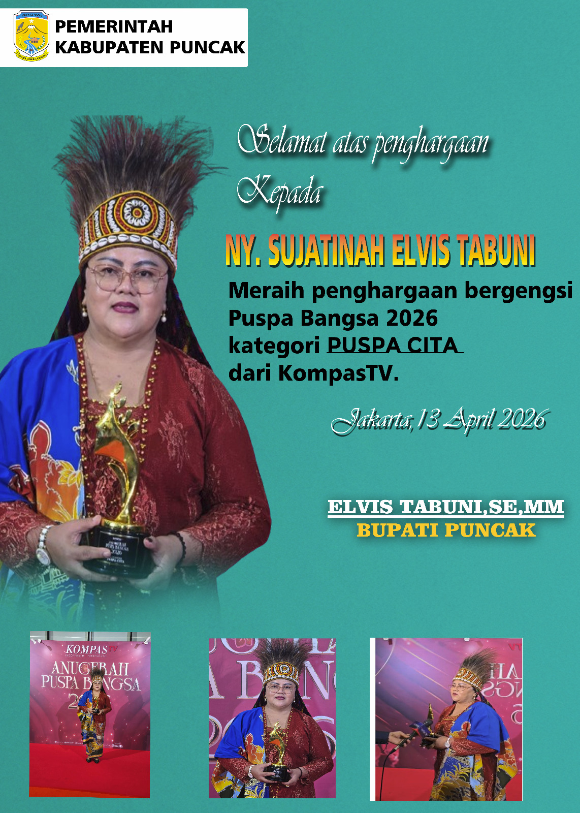 Selamat Atas Penghargaanya