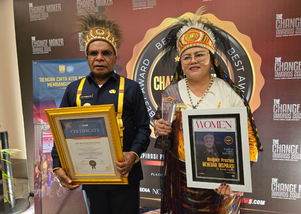 Borong Dua Kategori, Ketua TP-PKK Kabupaten Puncak Raih Penghargaan Asia di Bali