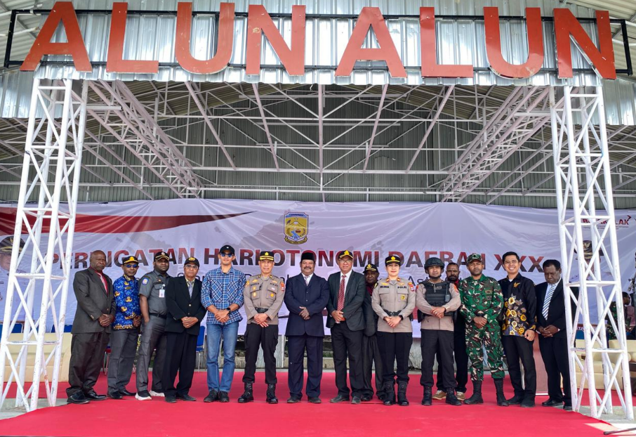 Pimpin Upacara Hari OTDA 2026, Asisten I Setda Puncak Bacakan Amanat Mendagri Terkait Kemandirian Fiskal