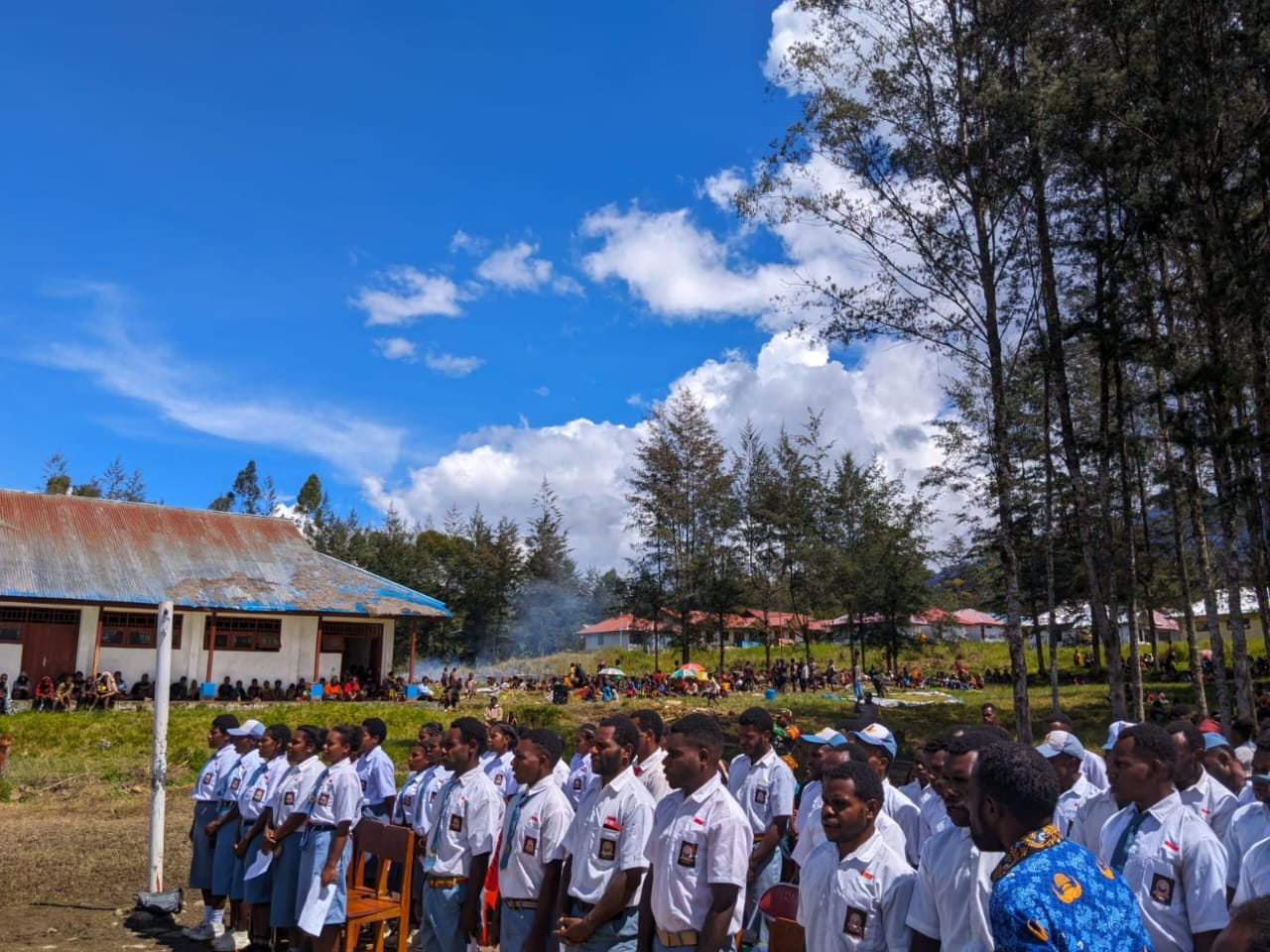 SMAN 1 dan SMKN 1 Ilaga Gelar Penamatan Bersama
