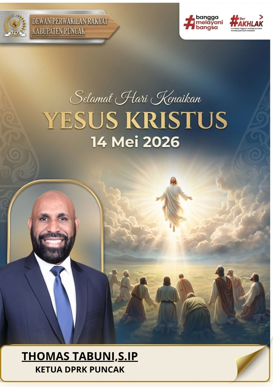 SELAMAT MEMPERINGATI KENAIKAN YESUS KRISTUS 2026